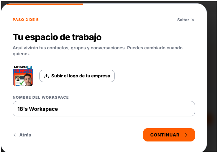 Tu espacio de trabajo