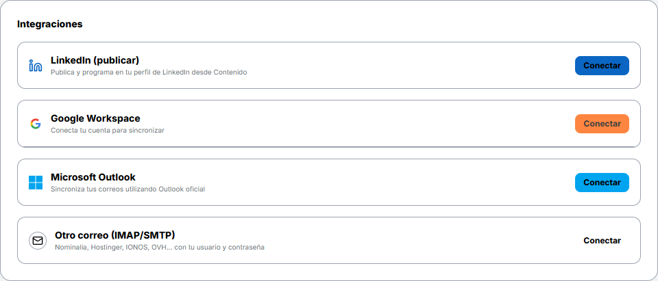 Cuentas Conectadas