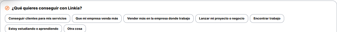 ¿Qué quieres conseguir con Linkia?