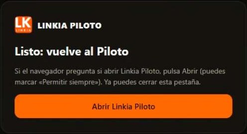 Listo: vuelve al Piloto