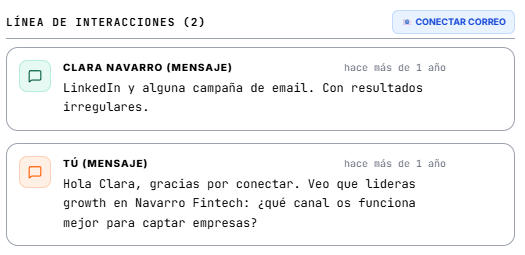 Lo que ve un compañero con Privado