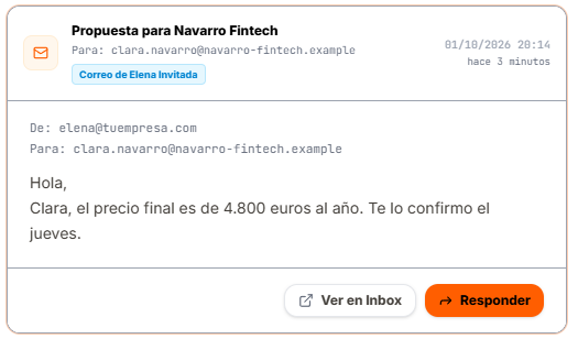 Lo que ve un compañero con Acceso completo