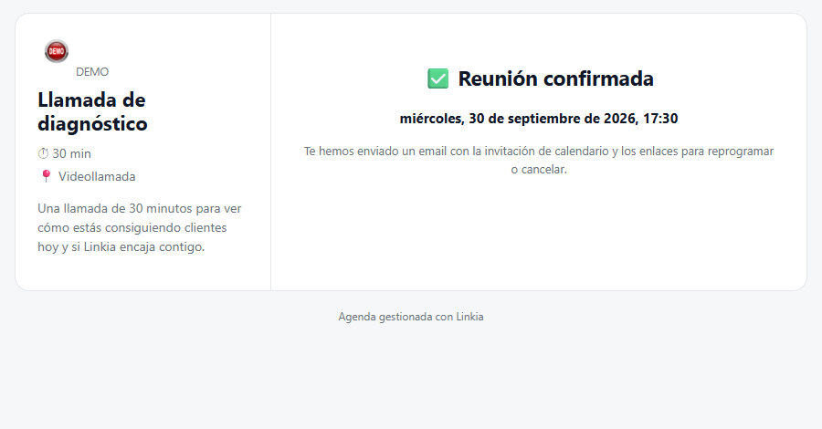 Reunión confirmada